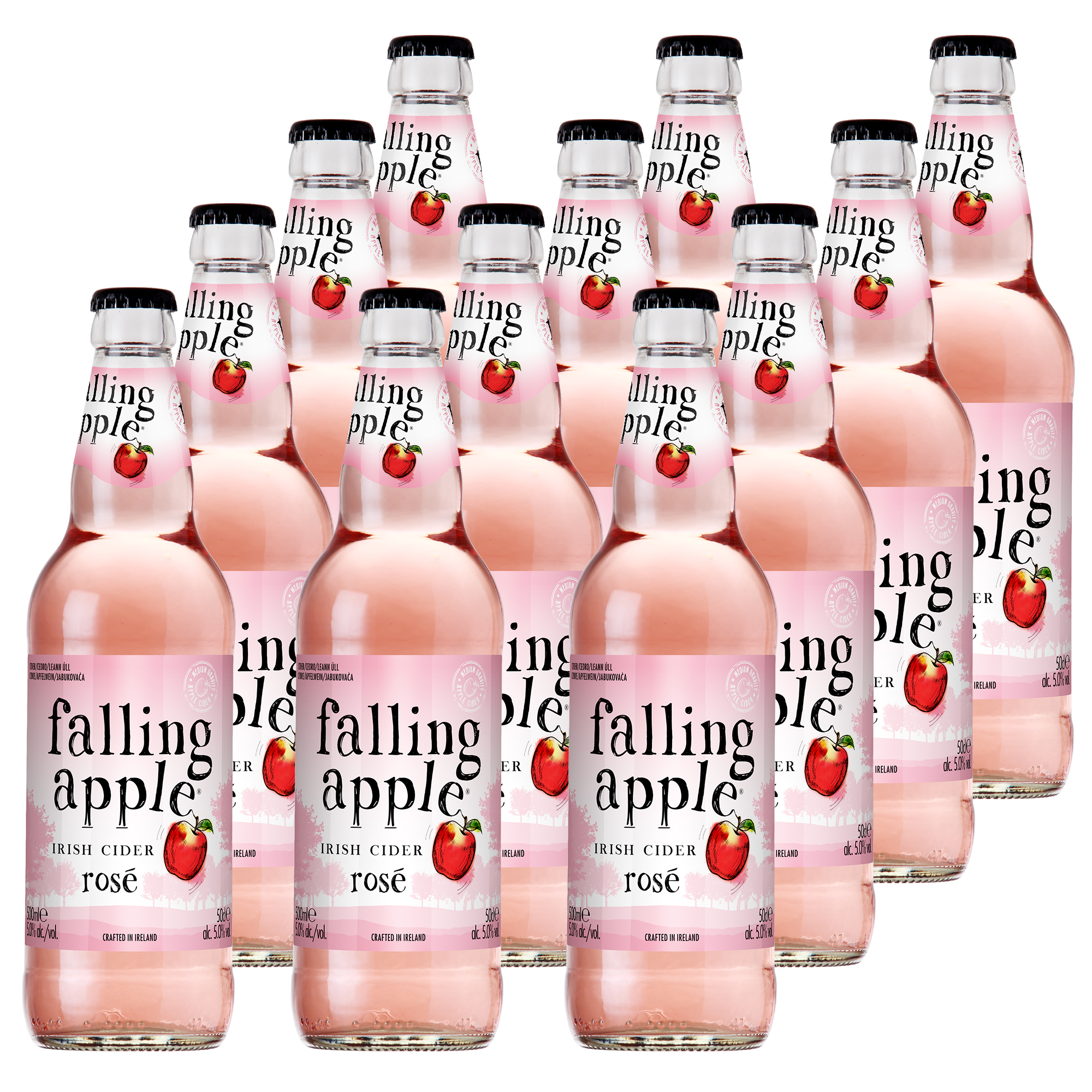 Falling Apple Rosé Cider 12x500ml
