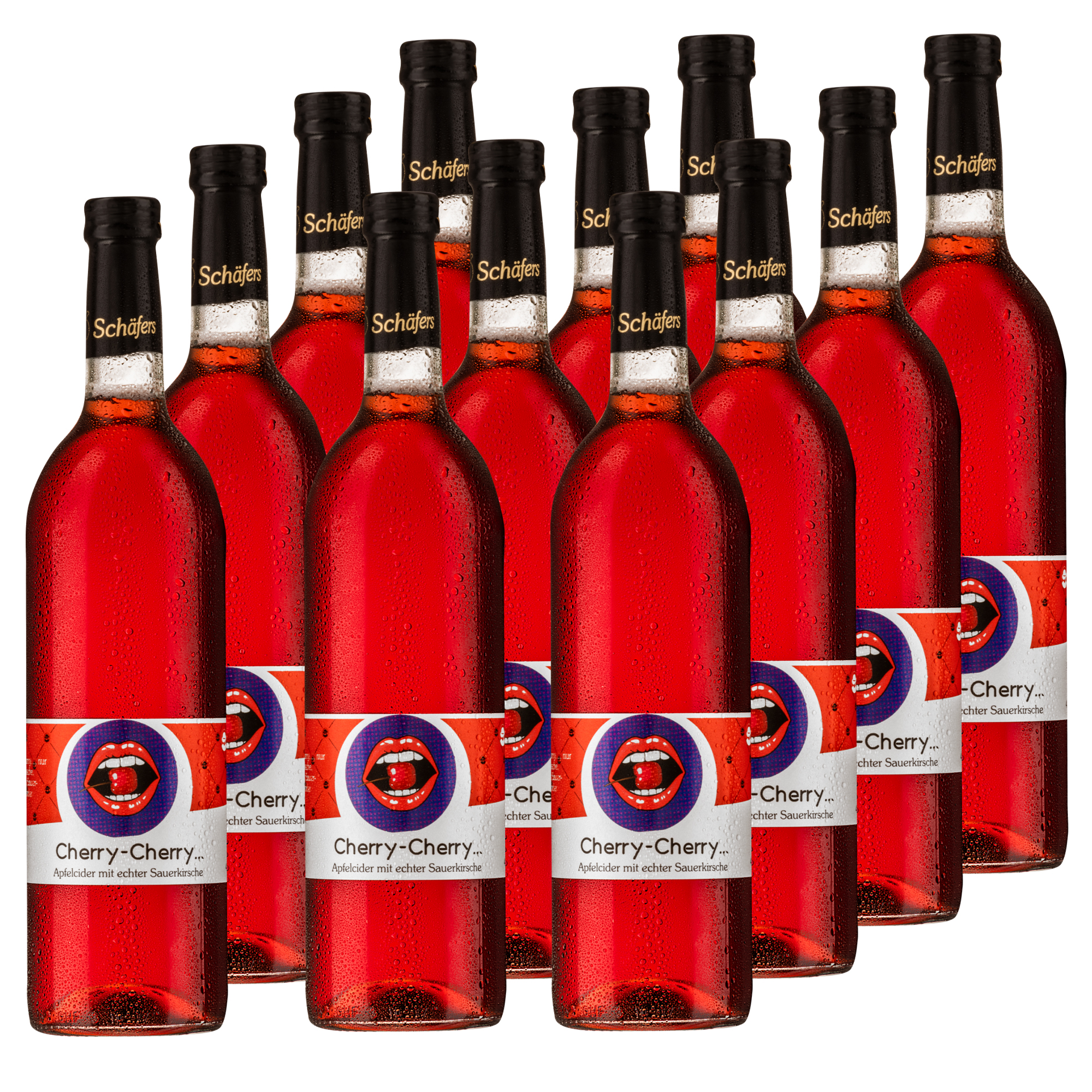 Schäfers Cherry Cherry Cider - Apfelcider mit Sauerkirsche 12x750ml