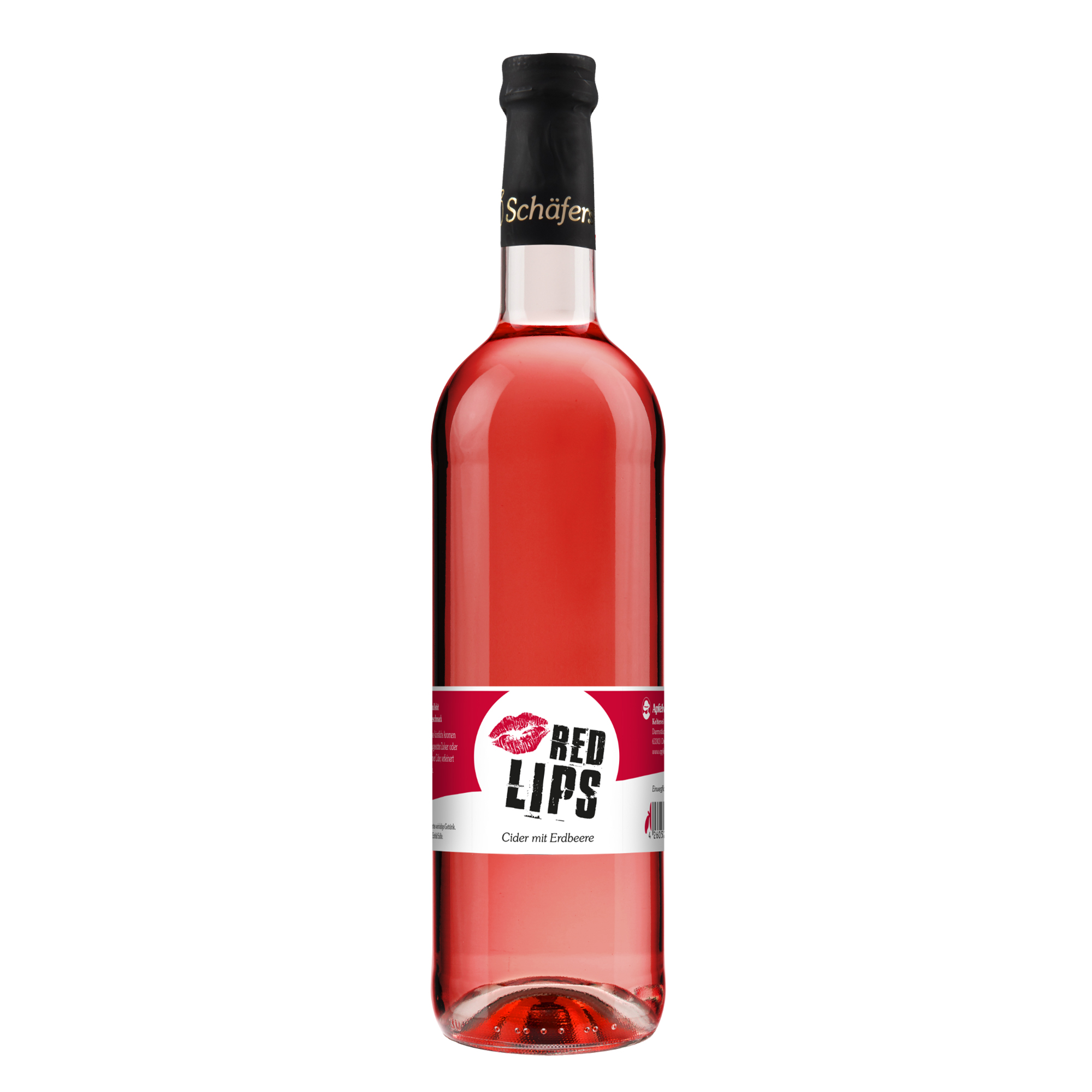 Schäfers Red Lips Cider - Apfelcider mit Erdbeere 750ml