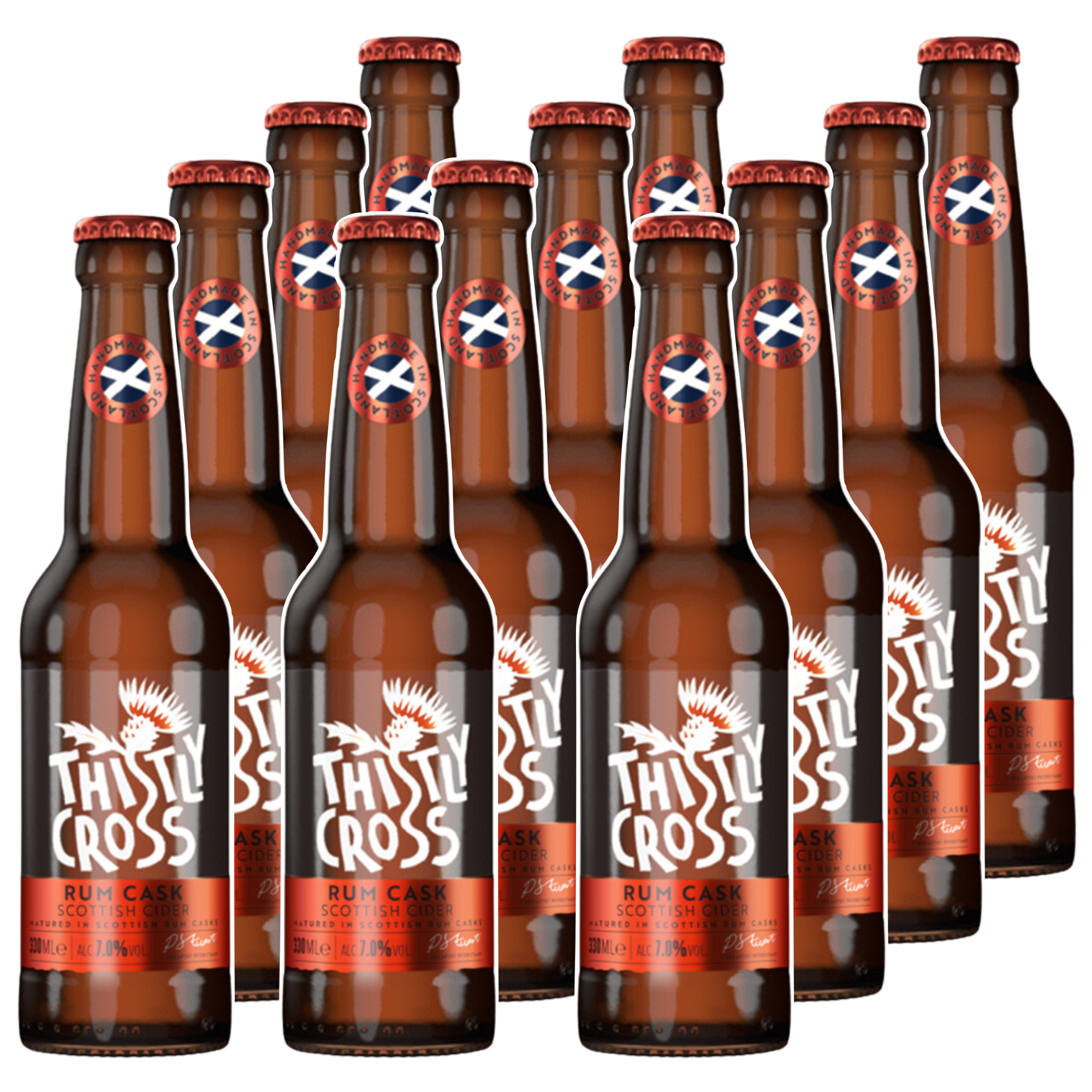 Thistly Cross Rum Cask Cider 12x330ml