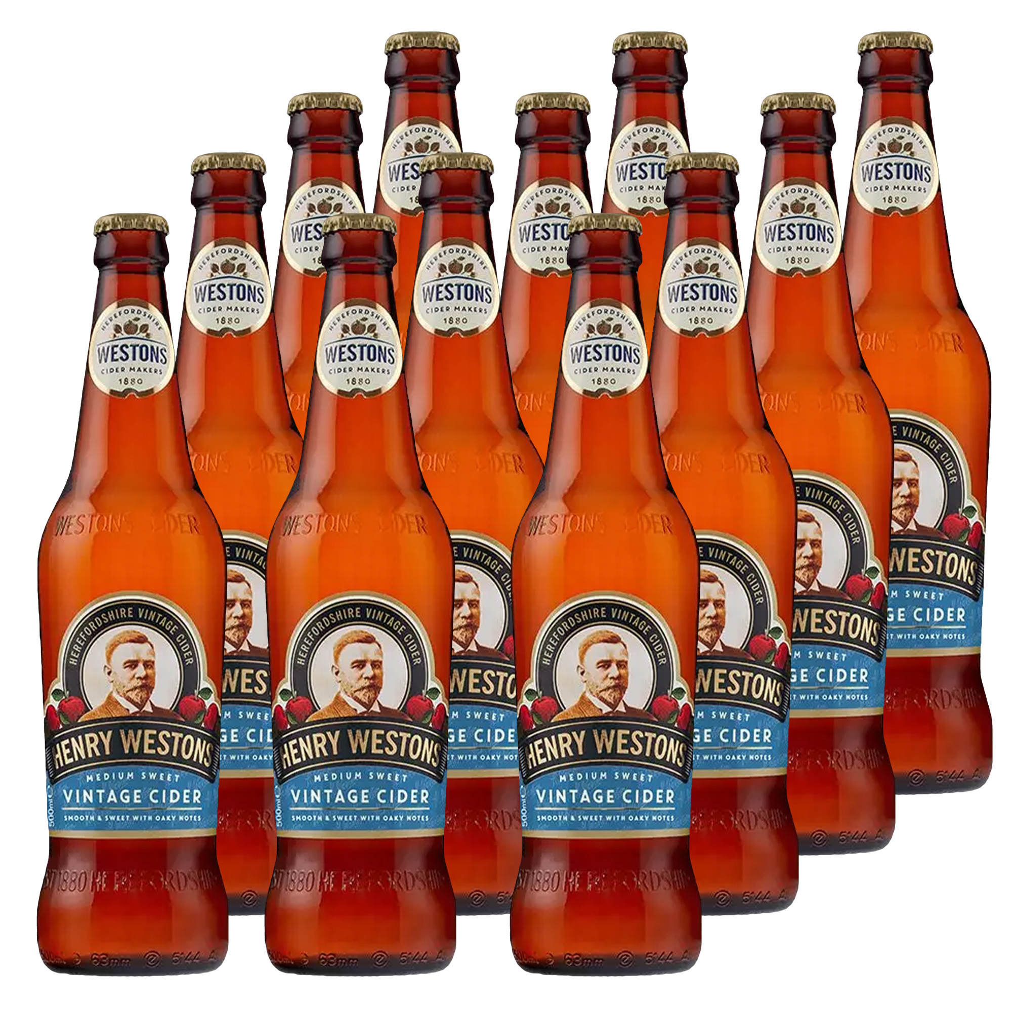 Henry Weston’s Medium Sweet Vintage Cider 12x500ml