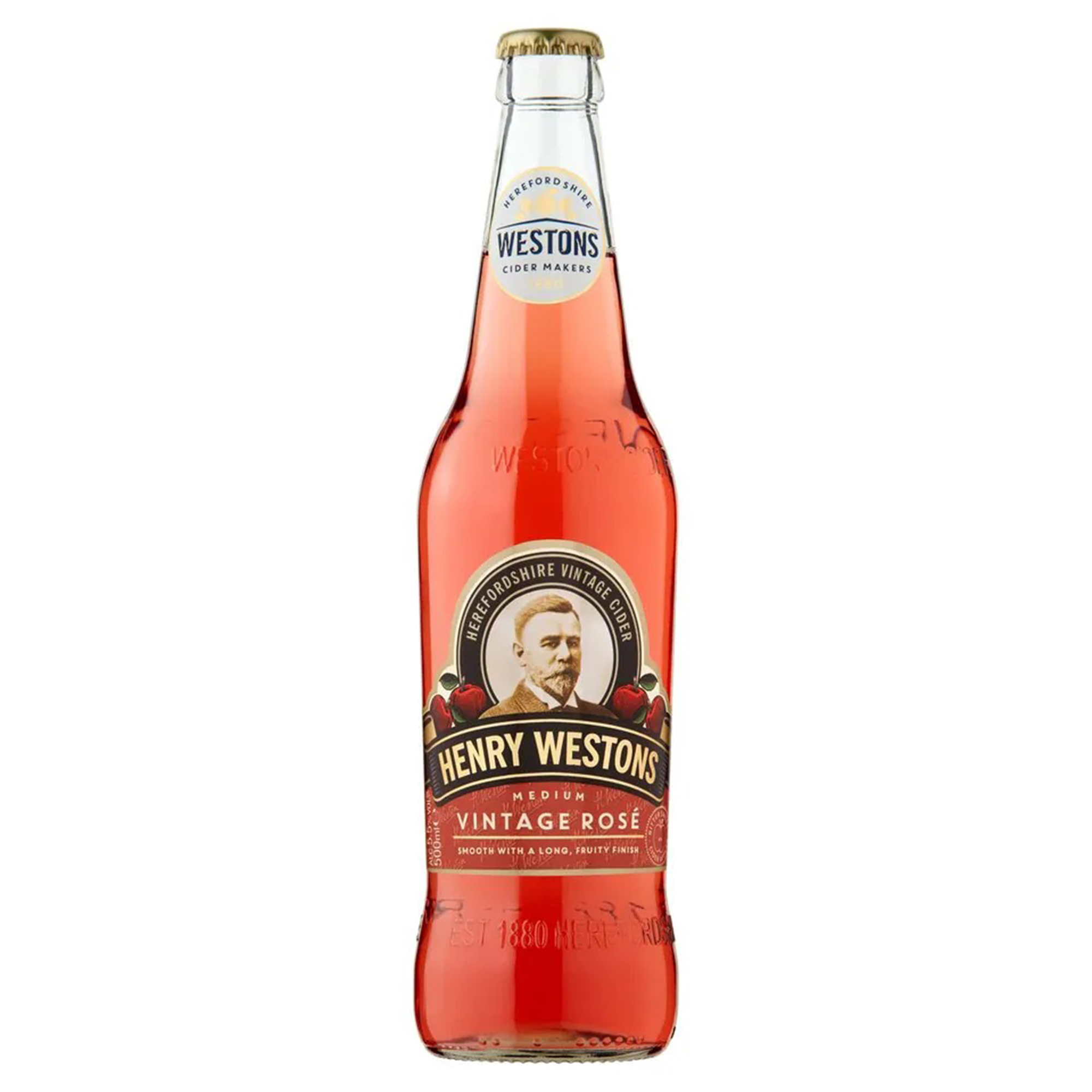 Henry Weston’s Vintage Rosé Cider 500ml