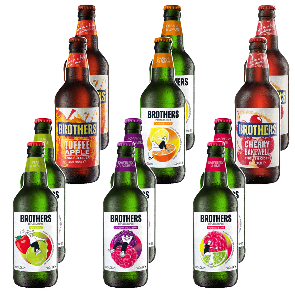 Brothers Small Cider Package 12x500ml