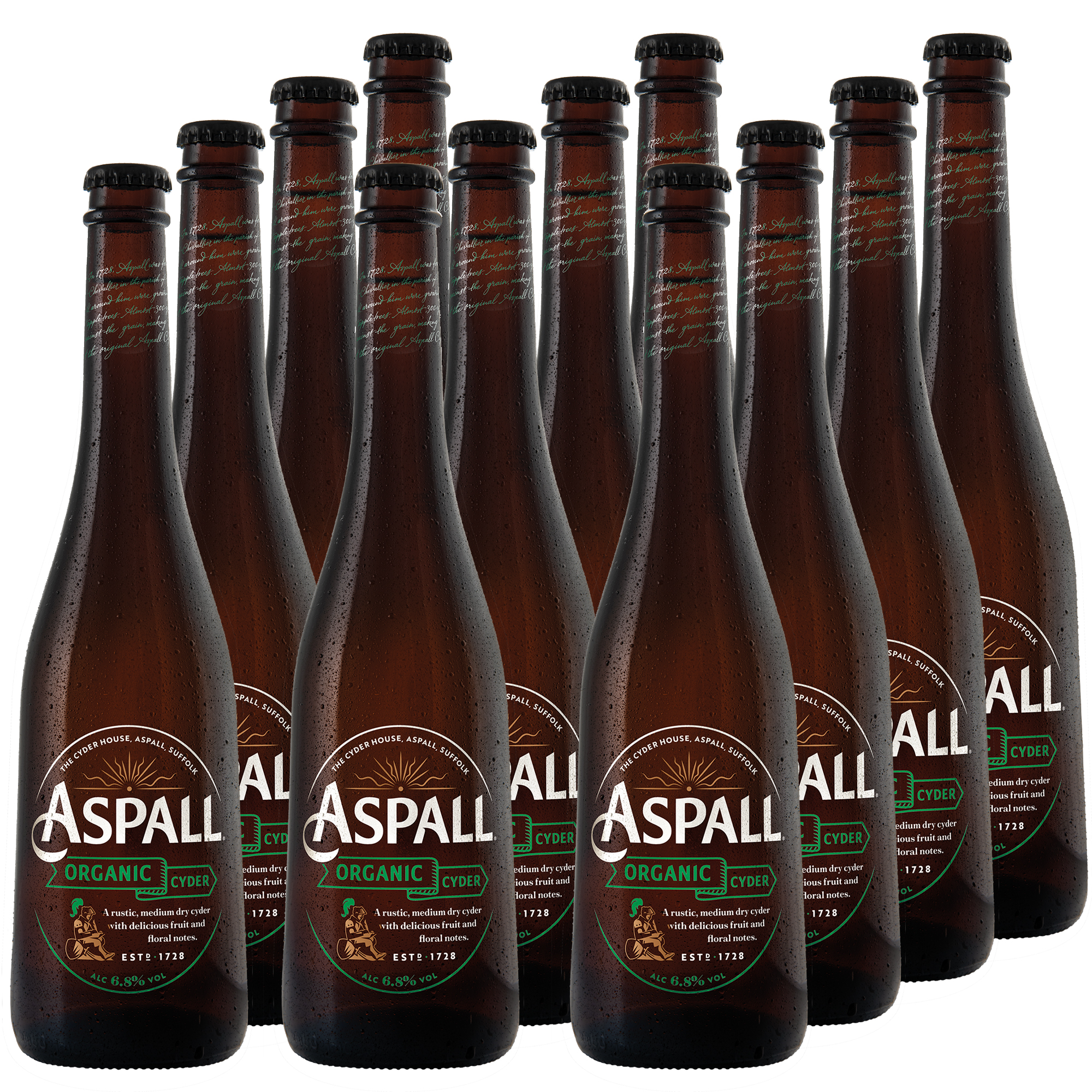 Aspall Organic Suffolk Cyder 12x500ml