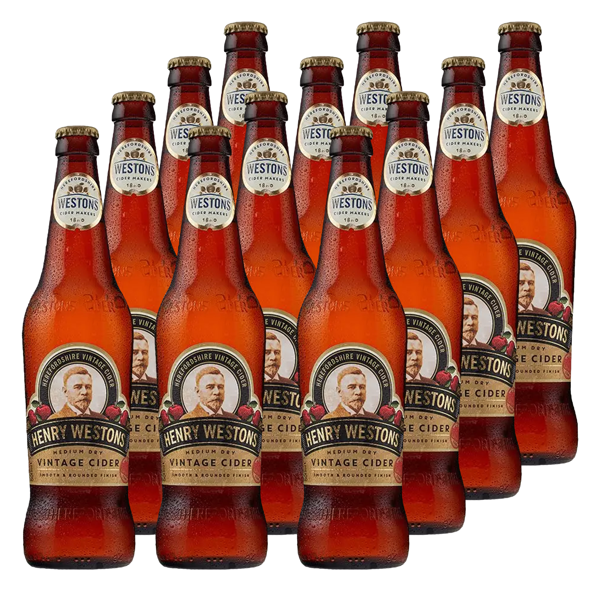 Henry Weston’s Medium Dry Vintage Cider 12x500ml