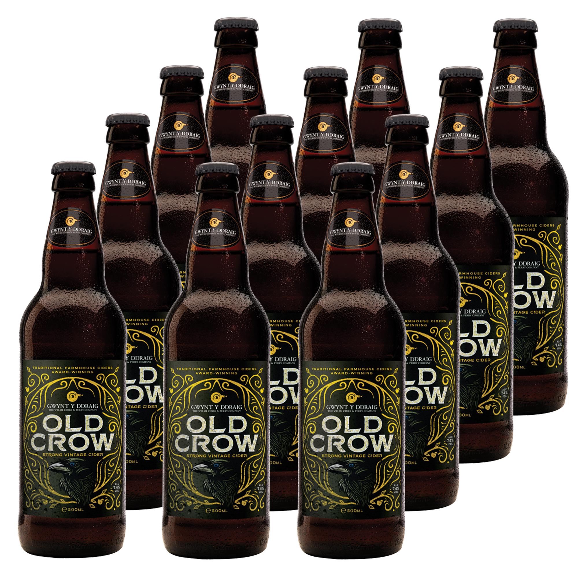 Gwynt y Ddraig Old Crow Cider 12x500ml