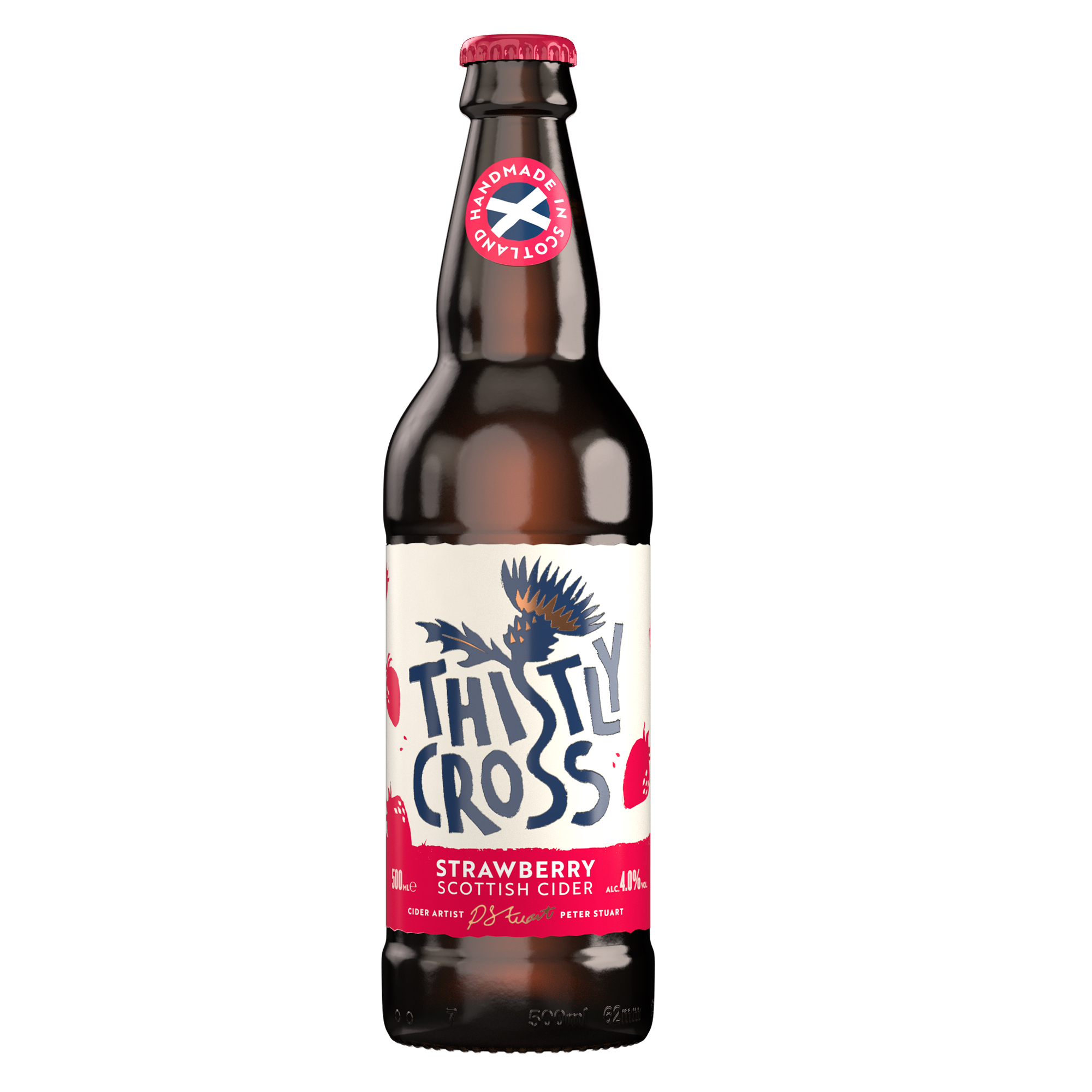 Thistly Cross Real Strawberry Cider 500ml