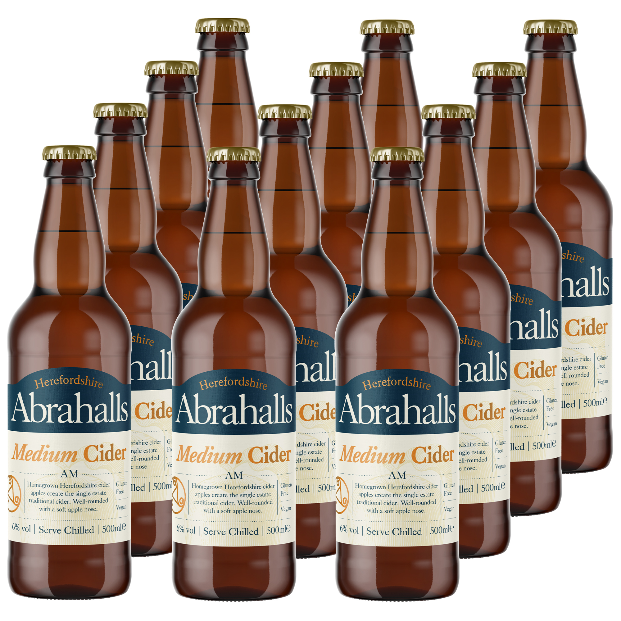 Abrahalls AM Medium Cider 12x500ml