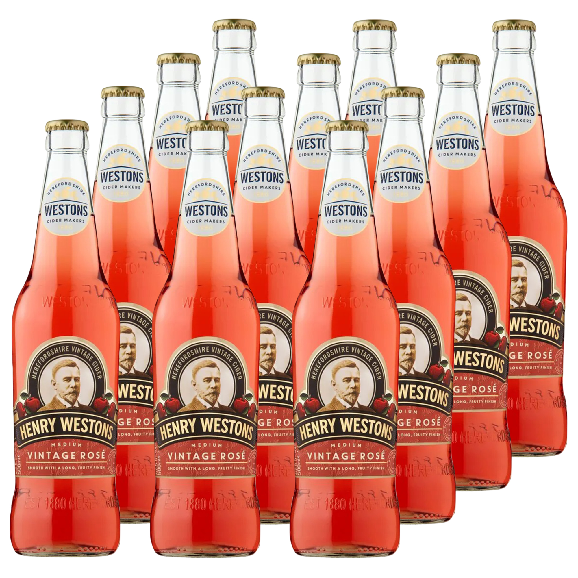 Henry Weston’s Vintage Rosé Cider 12x500ml