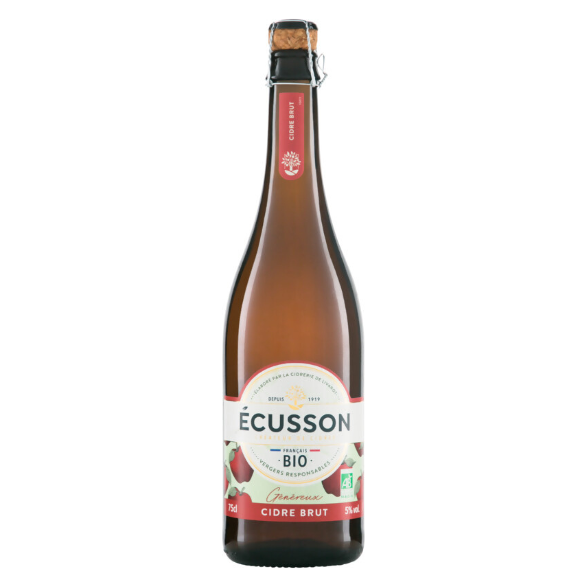 Écusson Bio-Cidre de Normandie Brut 750ml