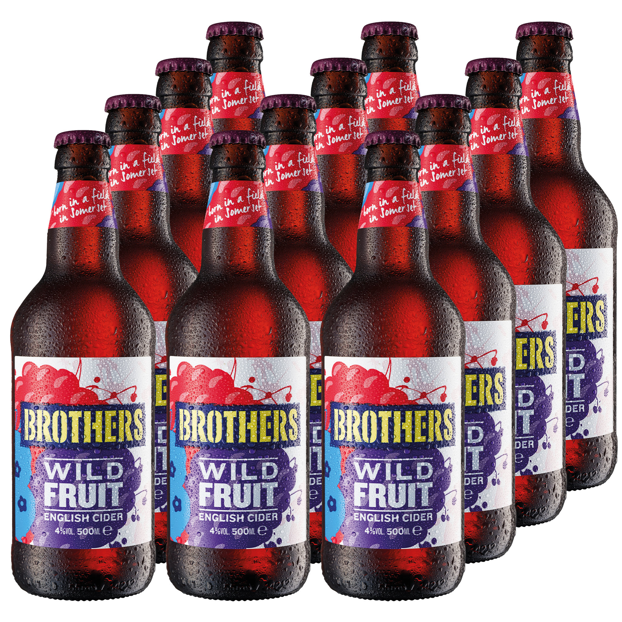 Brothers Wild Fruit Cider 12x500ml