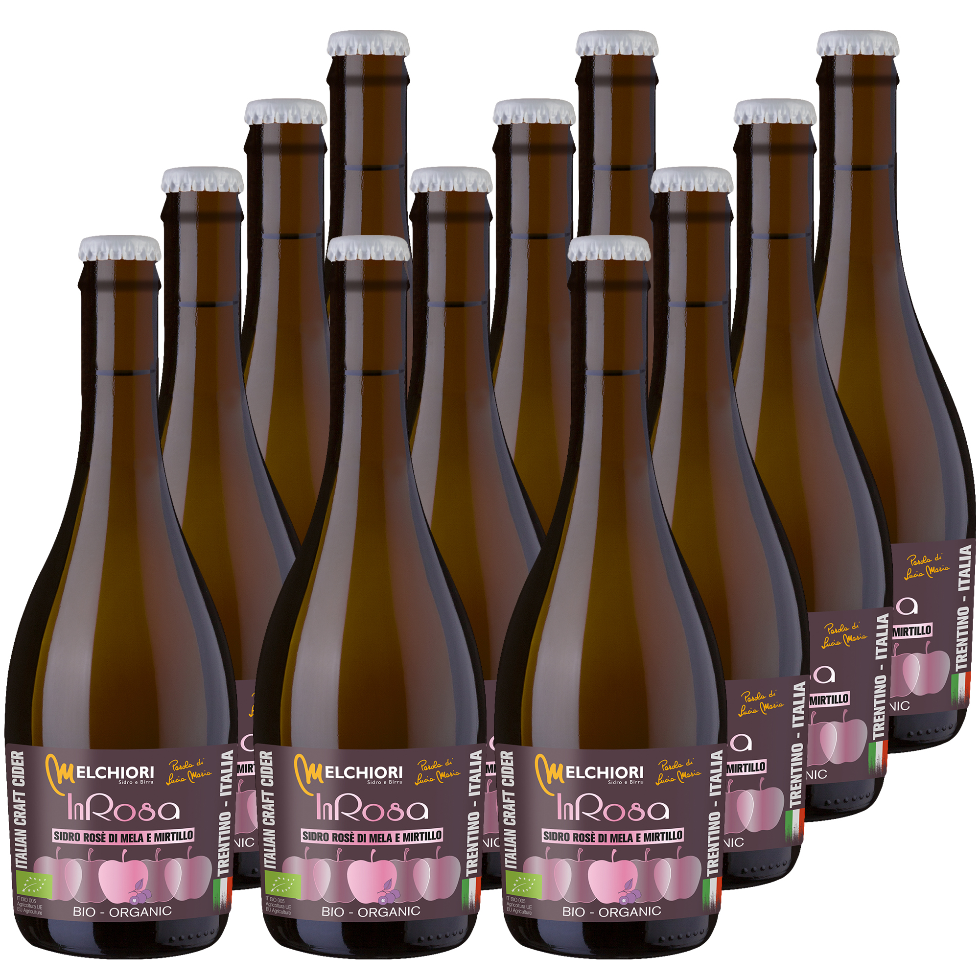 Melchiori In Rosa Dry Bio-Cider 12x500ml