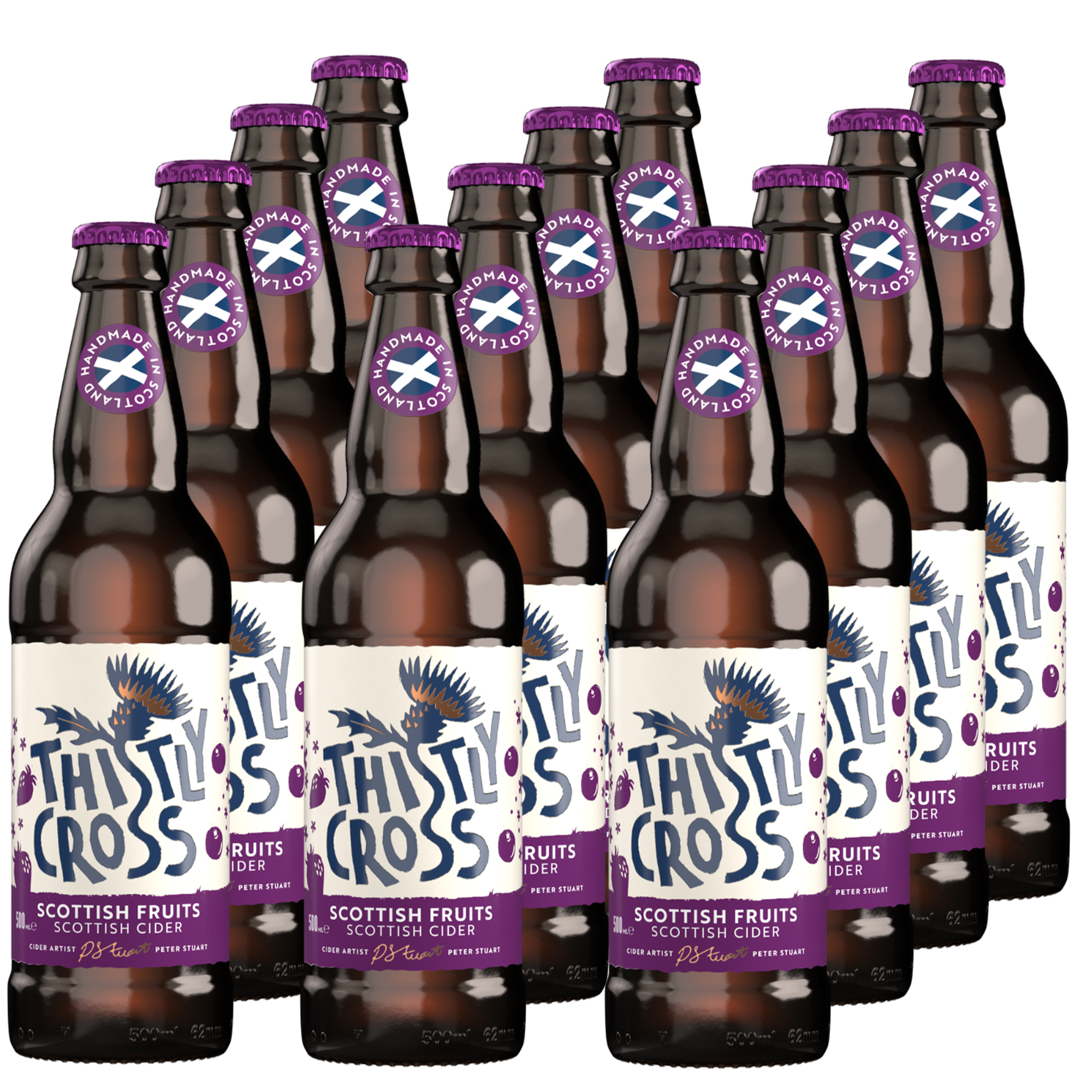 Thistly Cross Scottish Fruits Cider 12x500ml