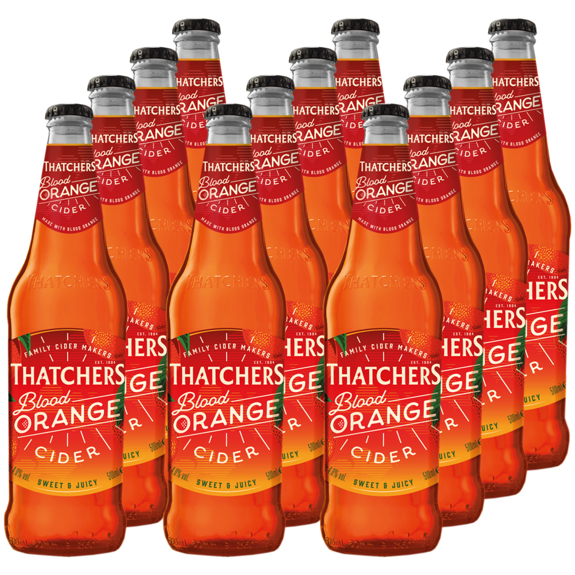 Thatchers Blood Orange Cider 12x500ml