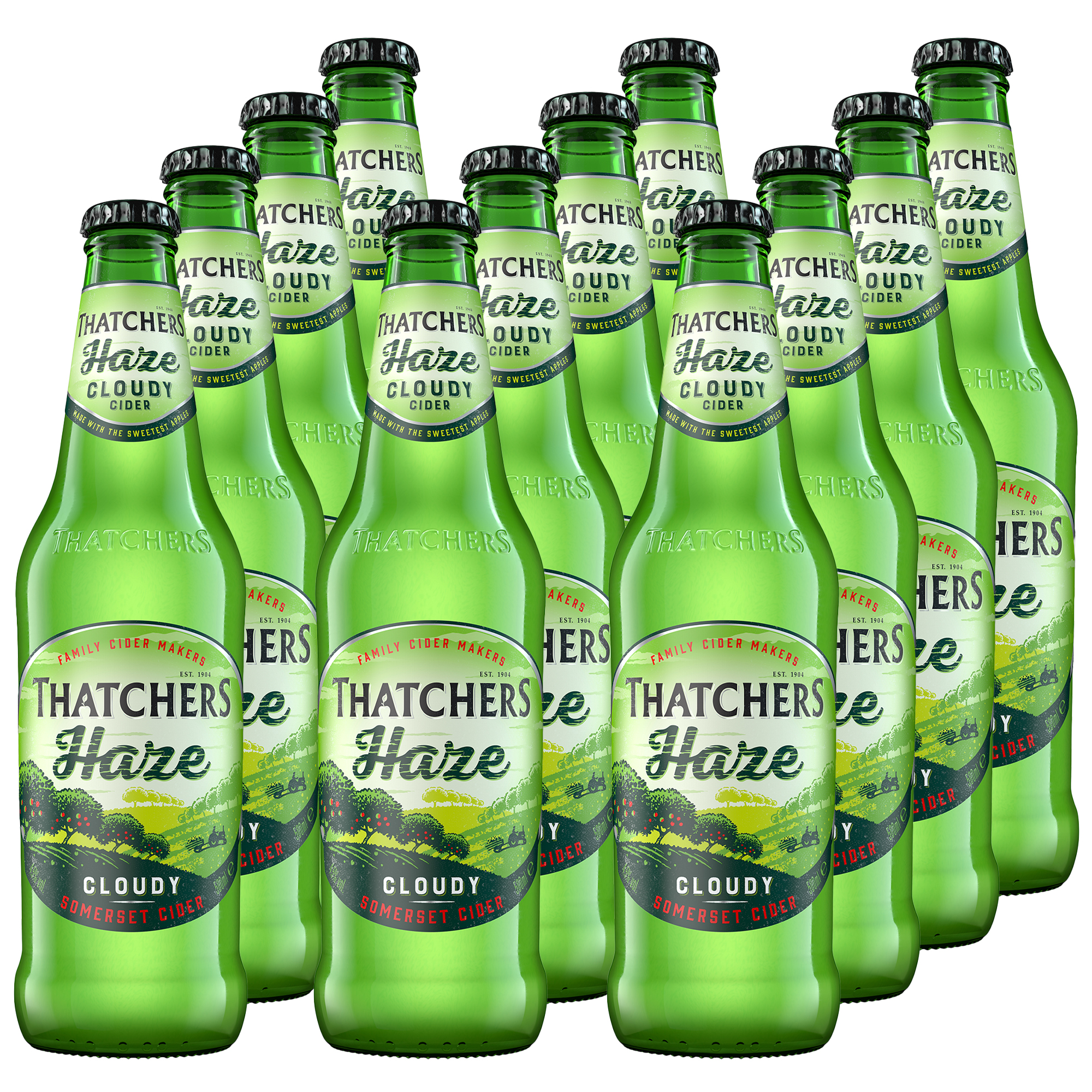 Thatchers Haze Cider 12x500ml
