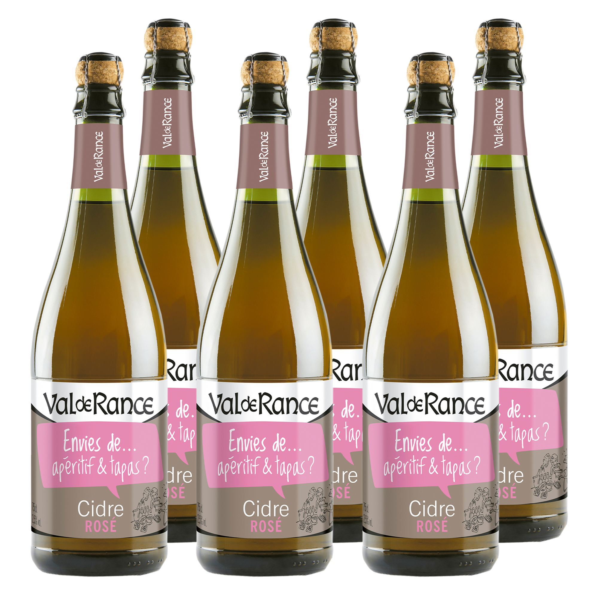 Val de Rance Cidre Rosé 6x750ml