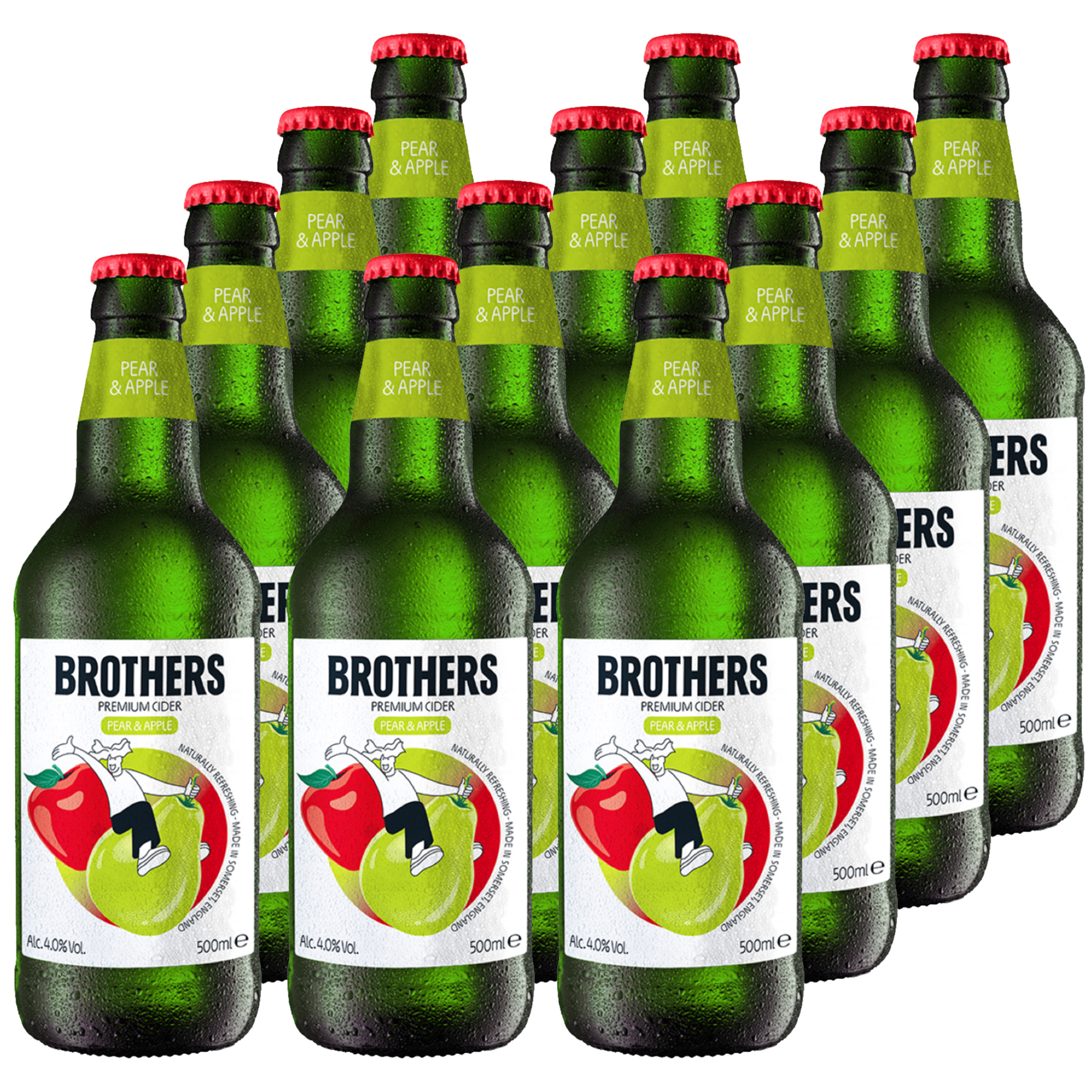 Brothers Pear & Apple Cider 12x500ml