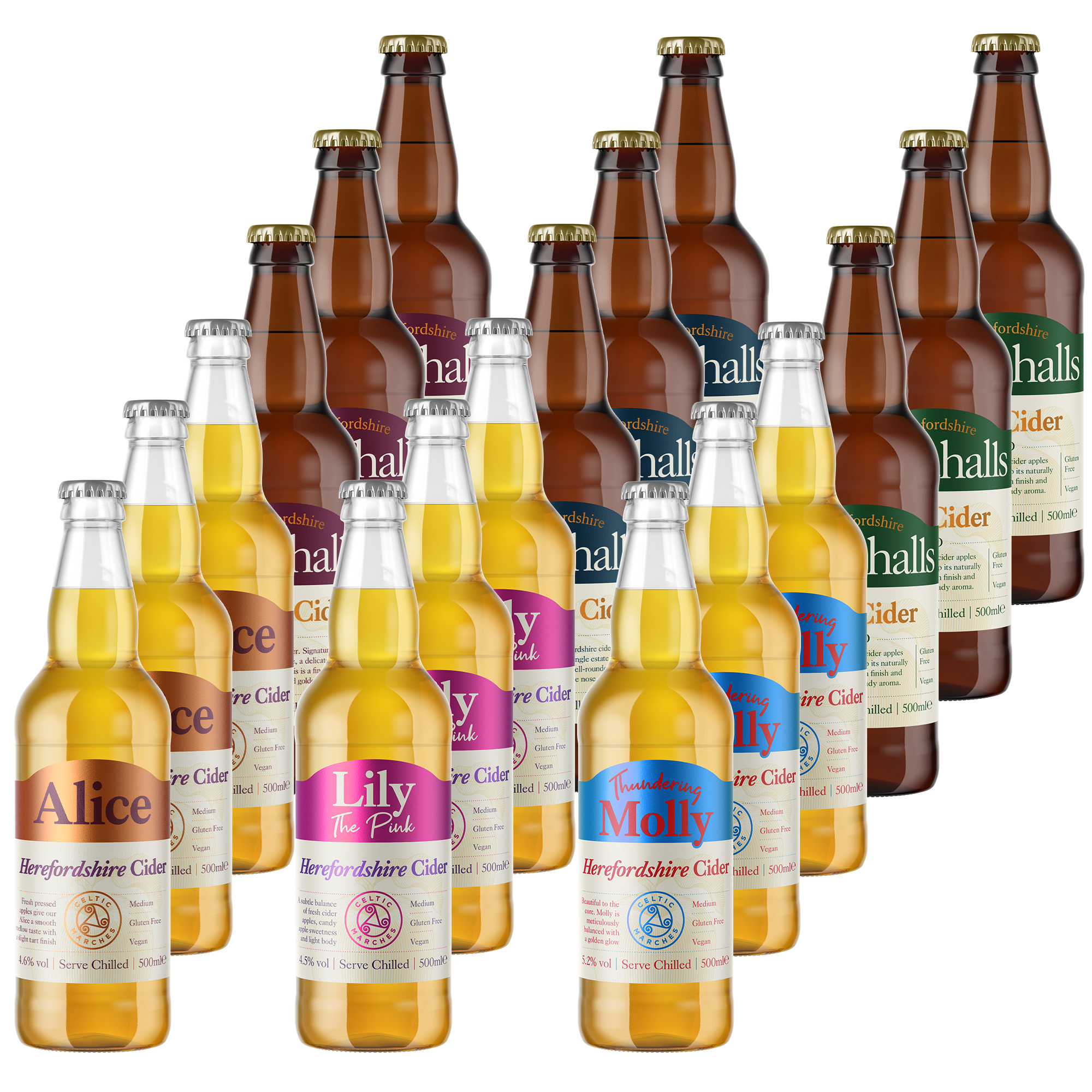 Celtic Marches Cider - The Big Collection 18x500ml