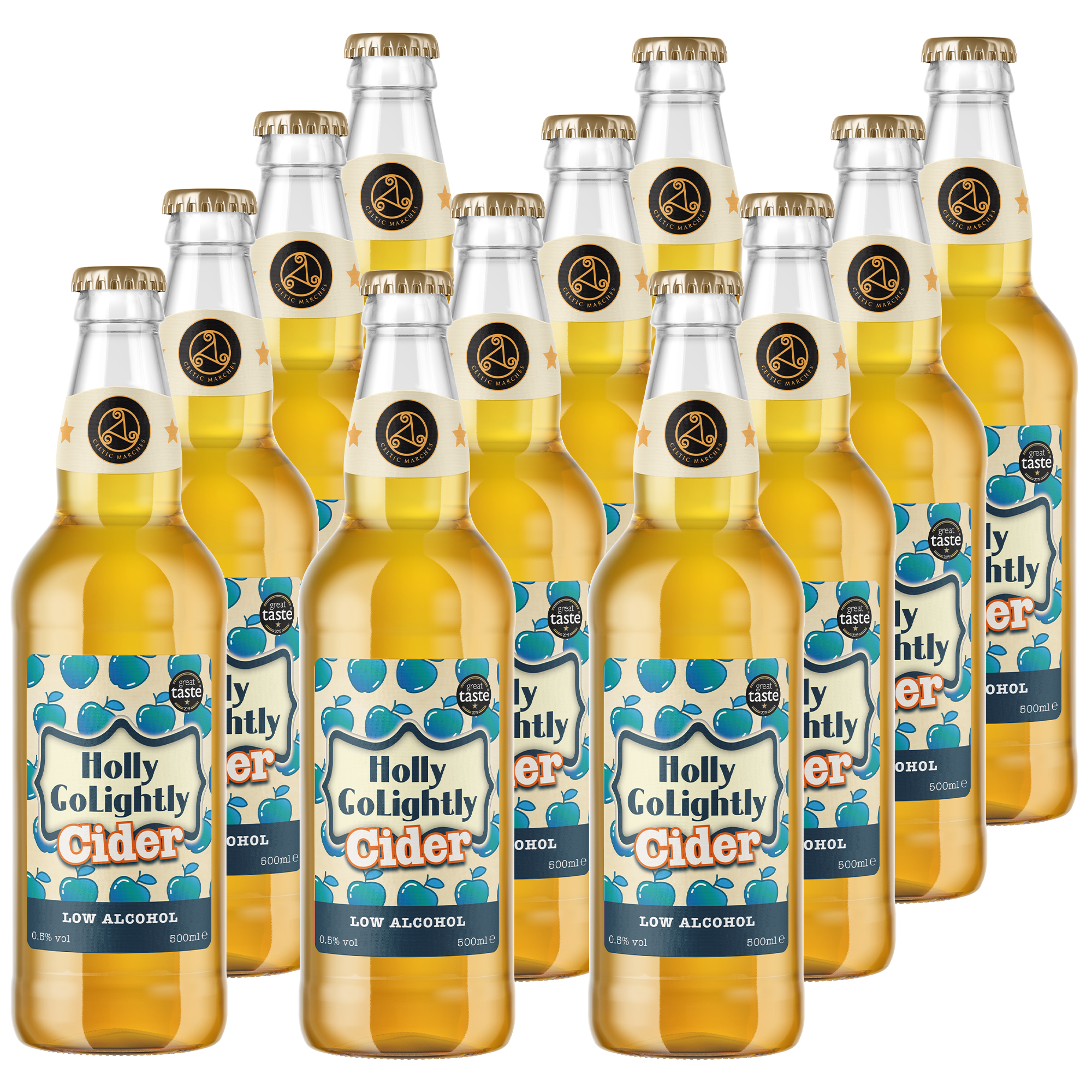 Celtic Marches Holly GoLightly Cider 12x500ml