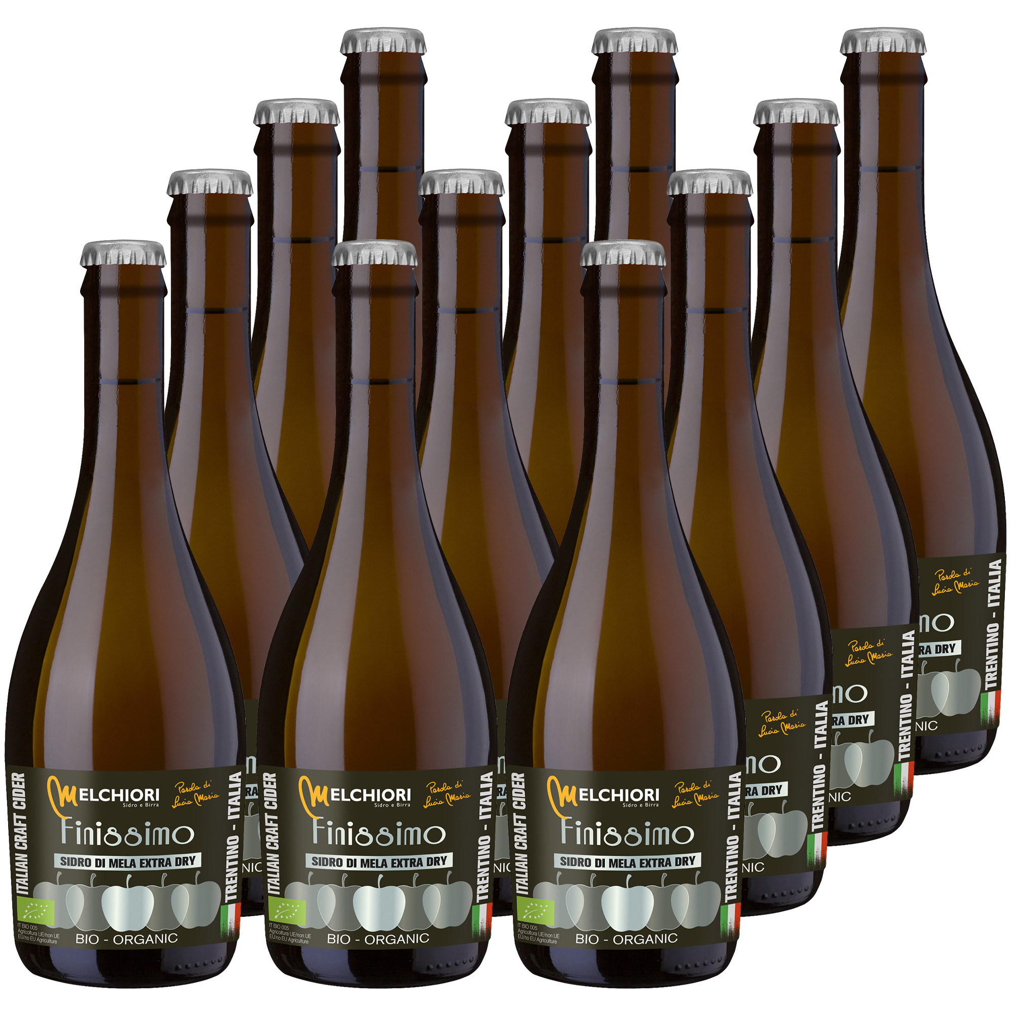 Melchiori Finissimo Extra Dry Bio-Cider 12x500ml